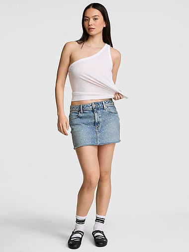 PINK - Denim by PINK Mini Jean Skirt, image 1