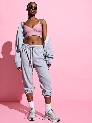 Angel Essentials - Off-Duty Terry Crop Jogger Sweatpants