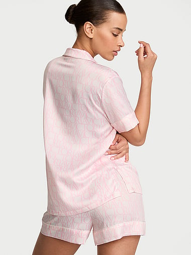 Victoria's Secret - Signature Satin Short Pajama Set in Signature Satin, image 2