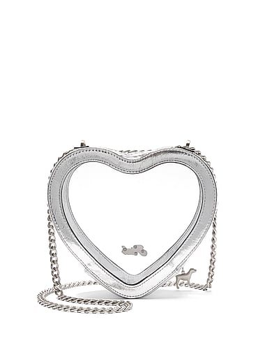 PINK - Clear Heart Shoulder Bag, image 2