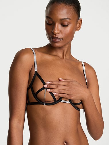 Sheer, Mesh, and Open Cup Bras