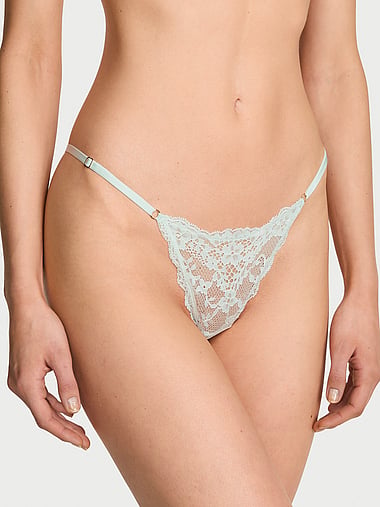 Dream Angels - Lace Adjustable V-String Panty, image 1