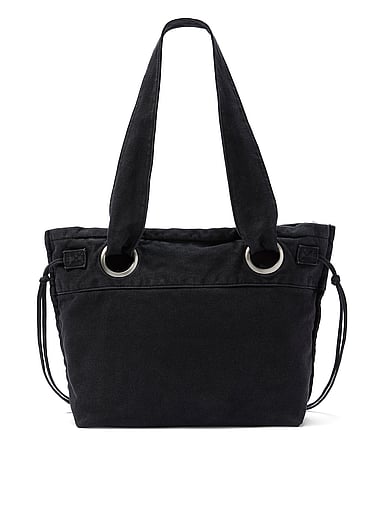 PINK - Canvas Flat-Bottom Tote Bag, image 2