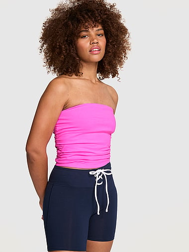 THE SHISHIKUI suq / PINK タンクトップ Buy Women's Tank Tops: Ribbed, High-Neck, & Classic White Styles
