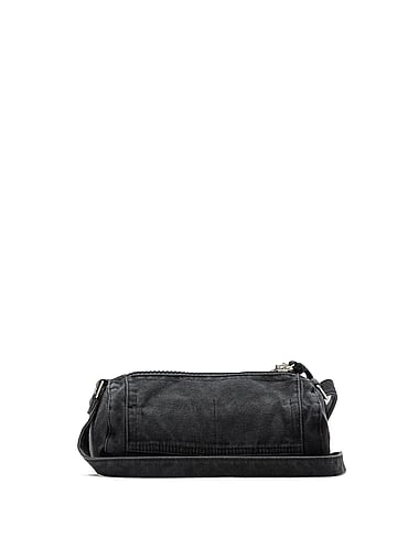 PINK - Canvas Rolled Duﬄe Shoulder Bag, image 2
