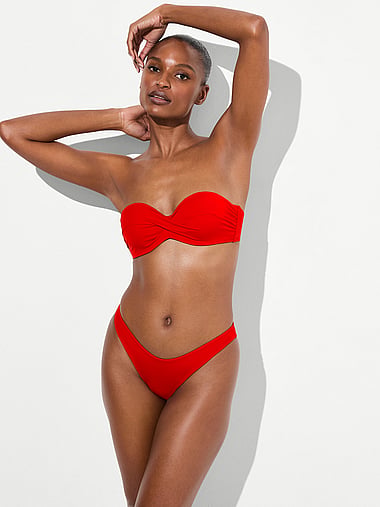 【32C】Victorias Secretビキニセット Victorias Secret Twist Removable Push-Up Swim Twist Side Tie