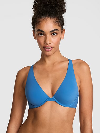 PINK - Marshmallow Unlined Flexiwire Comfy Bra in Smooth, image 1