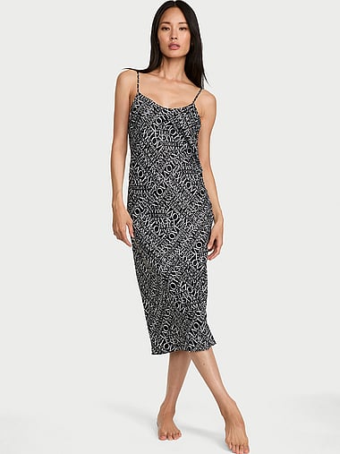 Victoria's Secret - Satin Midi Slip Dress, image 1
