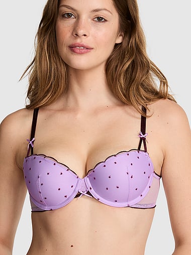 PINK - PINK Wink™ Lightly Lined Balconette Bra, image 1
