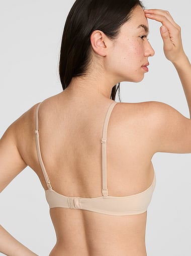 PINK - Wear Everywhere Lightly Lined Demi Bra, image 2