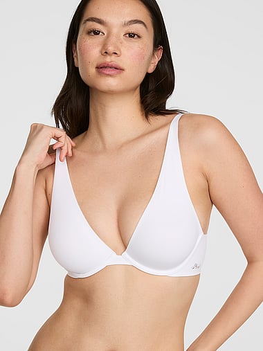 PINK - Marshmallow Unlined Flexiwire Comfy Bra in Smooth, image 1