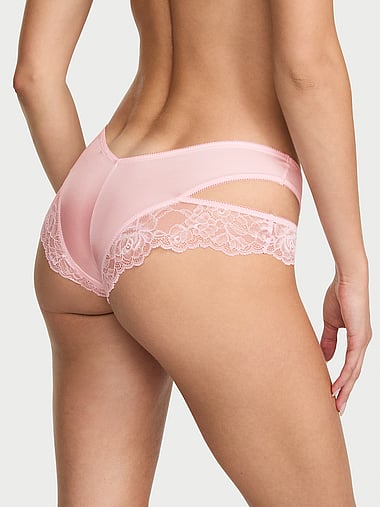 Very Sexy - Rose Lace-Trim Cut-Out Cheeky Panty in Strappy Lace, image 2