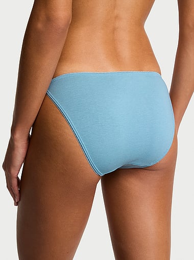 Victoria's Secret - Cotton Lace-Trim String Bikini Panty, image 2