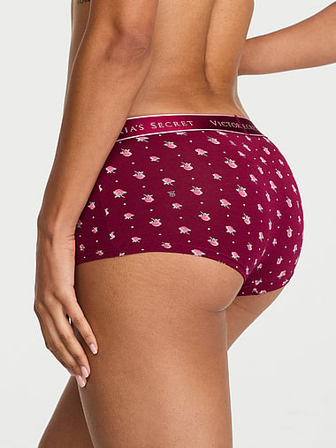 Cotton - Logo Cotton Boyshort Panty, image 2