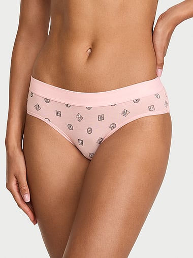 Трусы-хипхаггер, с логотипом, хлопок — Victoria's Secret