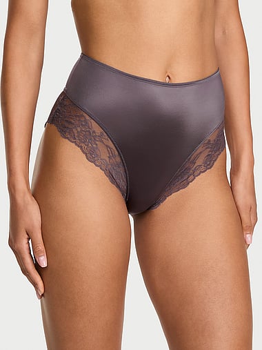 Very Sexy - Smooth Lace-Trim High-Waist Brief Panty, image 1