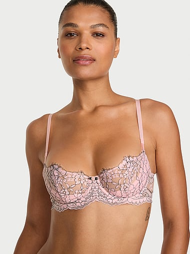Dream Angels - Wicked Unlined Lace Balconette Bra, image 1