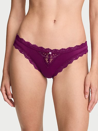 Dream Angels - Lace-Trim Bikini Panty, image 1