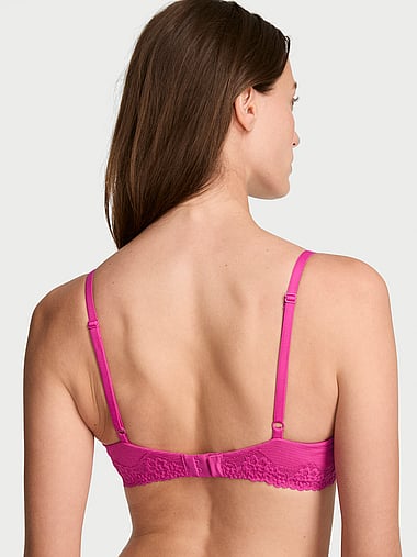 The T-shirt - Cotton Shadow Stripe Lightly Lined Demi Bra, image 2