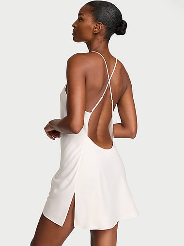 Victoria's Secret - Satin Open-Back Slip Dress, image 2