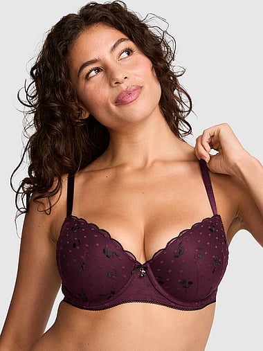 PINK - PINK Wink™ Lightly Lined Balconette Bra, image 1