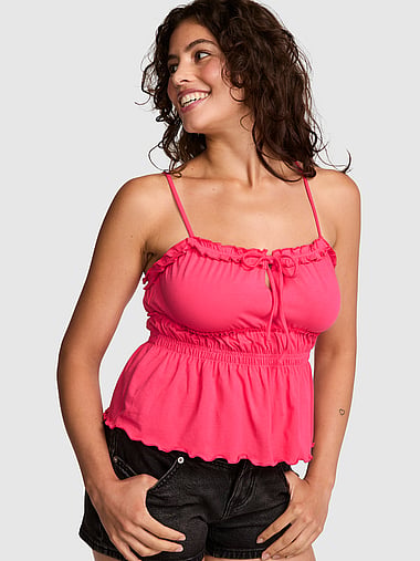 Buy Women's Tank Tops: Ribbed, High-Neck, & Classic White Styles