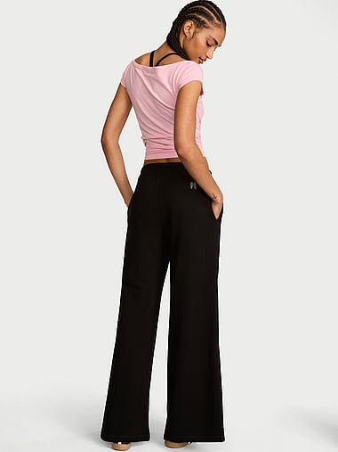 Angel Essentials - Off-Duty Terry Extra-Wide-Leg Sweatpant, image 2