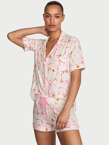 ladies night dress shorts Women's Pajama Shorts Sets: Comfortable Sleep Shorts