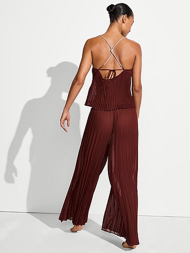 Victoria's Secret Swim - Beachwear Pleated Chiffon Pants, image 2