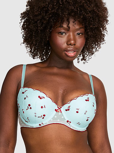 PINK - PINK Wink™ Push-Up Balconette Bra, image 1