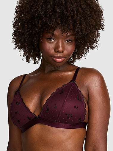 PINK - PINK Wink™ Push-Up Triangle Bralette, image 1