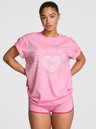 PINK - Campus Cotton™ Tee, image 1