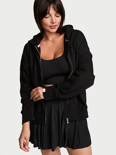 Iconic Fleece Full-Zip Hoodie, image 2