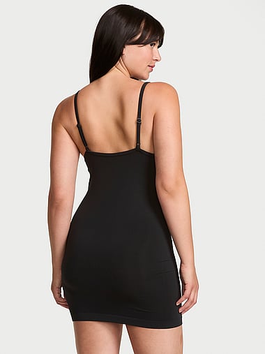 victoria secret black mini dress For Love and Lemons x Victoria Secret Slip Dress Small Black Satin Studded Bling