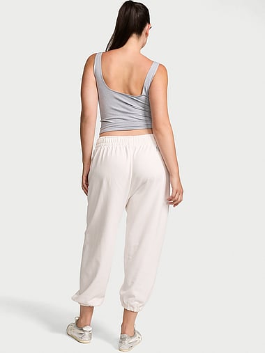 Angel Essentials - Off-Duty Terry Crop Jogger Sweatpants, image 2