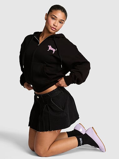 PINK - Campus Fleece™ Full-Zip Hoodie, image 2