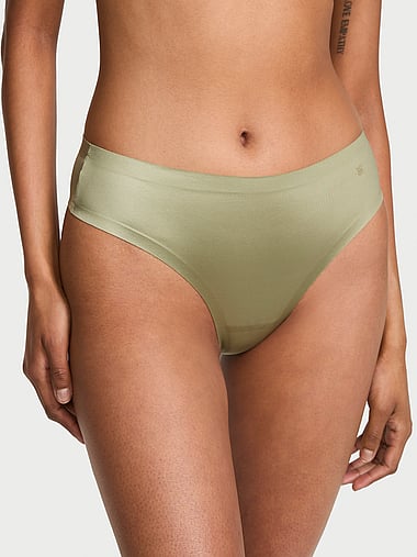 No-Show - No-Show High-Shine Mid-Rise Thong Panty, image 1