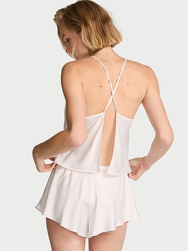Victoria's Secret - Satin Open-Back Cami & Shorts Set, image 2