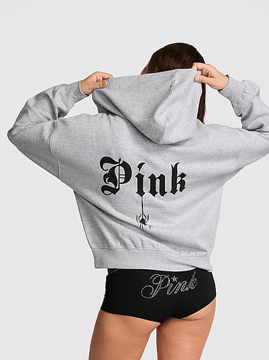 PINK - Campus Fleece™ Full-Zip Hoodie, image 2
