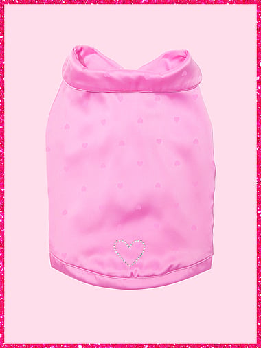 PINK | Elle Pet Satin Pajamas, image 1