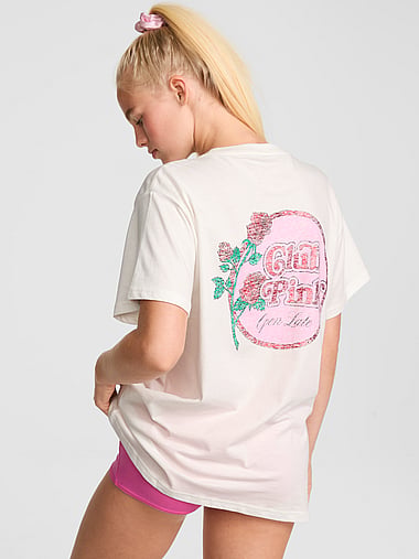 PINK - Campus Cotton™ Tee, image 1