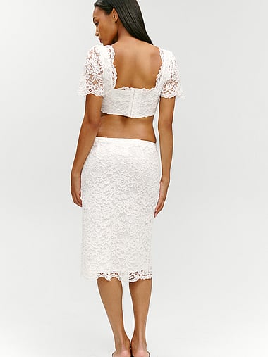 Frankies Bikinis - Frankies Bikinis x Paige Lorenze Honeymoon Lace Blouse, image 2
