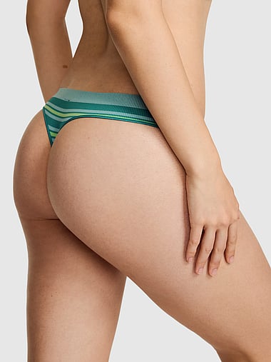 PINK - Seamless Thong Panty in Smooth, image 2