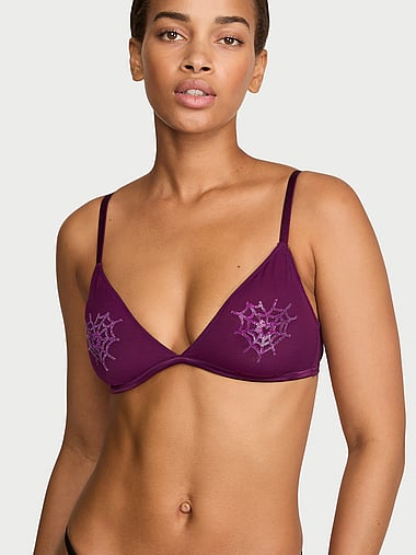 Victoria's Secret - Tease Spider Shine Unlined Triangle Bralette, image 1