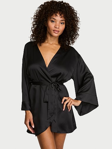 Victoria's Secret - Satin Short Robe, image 1