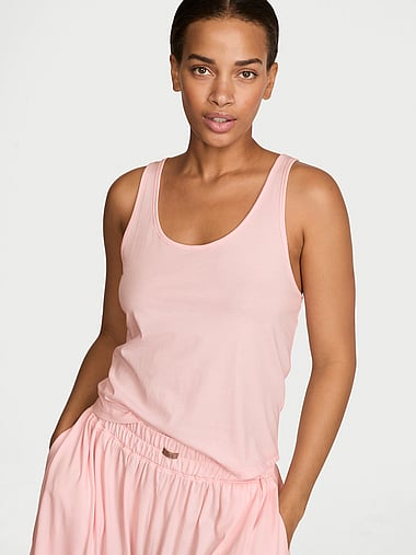 Пижамный топ Organic Curved, хлопок пима — Victoria's Secret