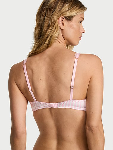 Victoria's Secret - Tease Satin Lace-Trim Wireless Plunge Bra, image 2