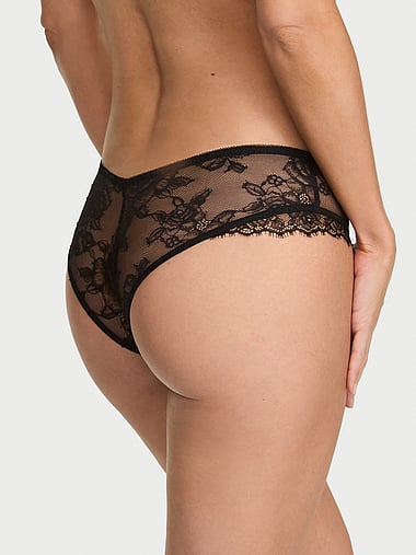 Very Sexy - Rose Lace Overlay Cheeky Panty, image 2