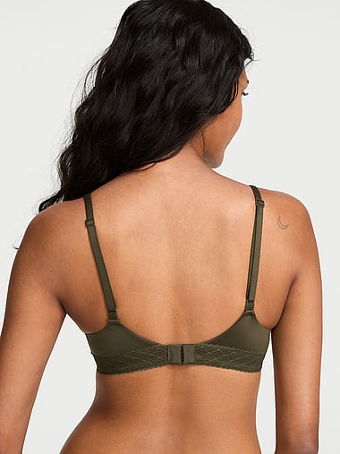 Body by Victoria - Lace-Trim Lightly Lined Full-Coverage Bra, image 2