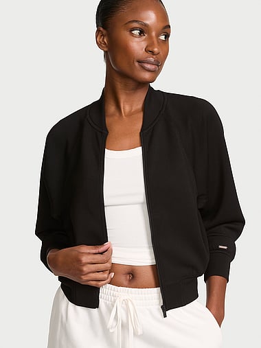 Featherweight Knit Full-Zip Jacket, image 1